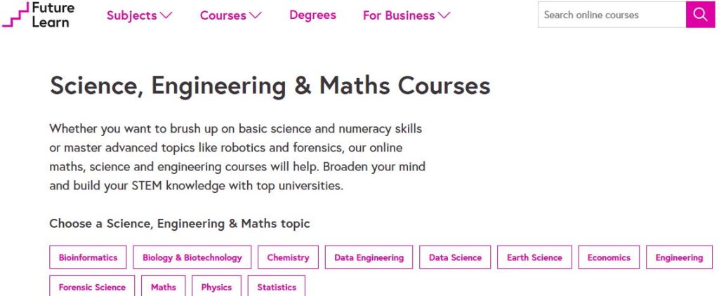 FutureLearn free courses