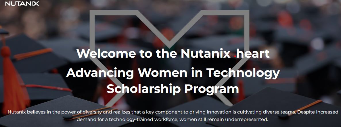 Nutanix women in tech scholarship